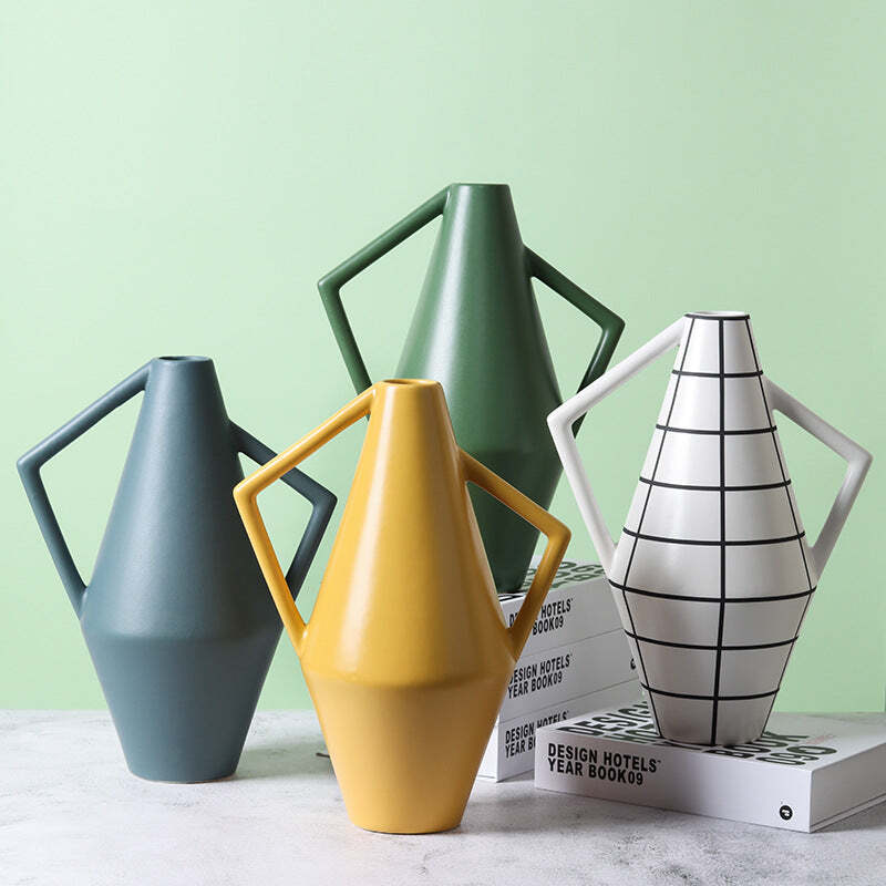 Fork-hand Shape Ceramic Vase